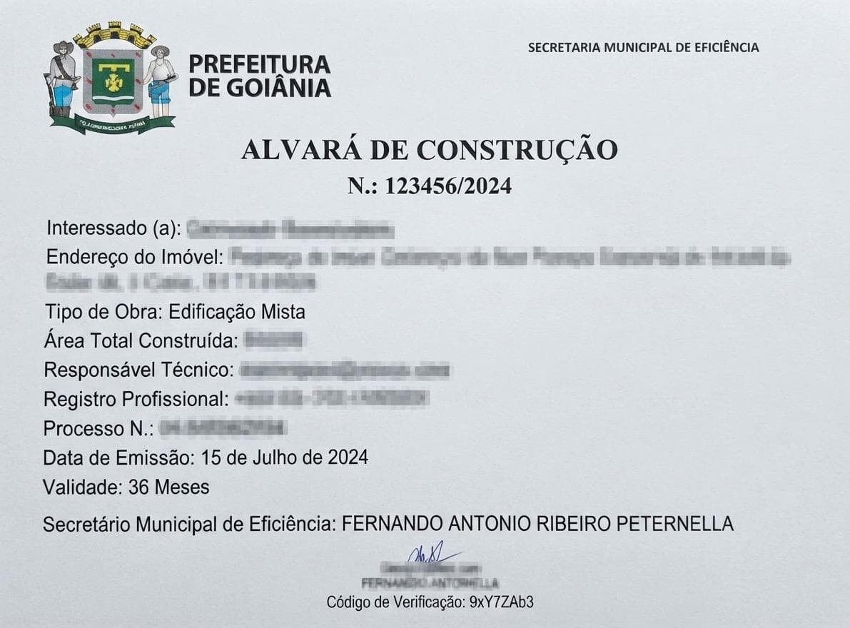 Alvará de Construção