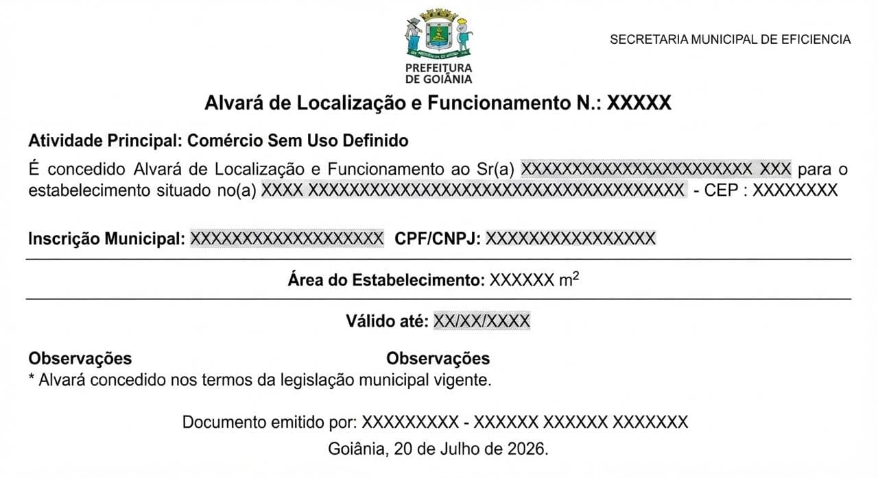 Alvará de Localização e Funcionamento