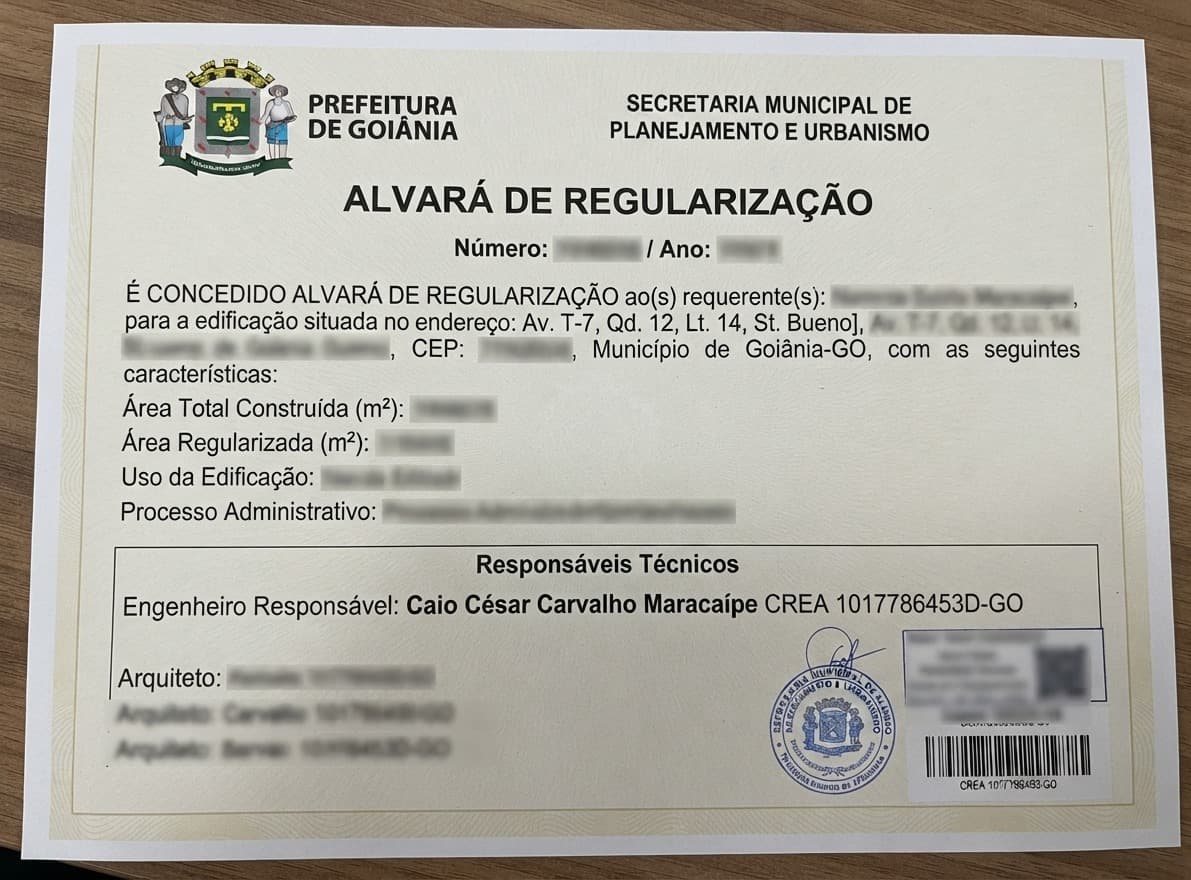 Alvará de Regularização